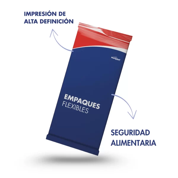 Empaque flexible para alimentos